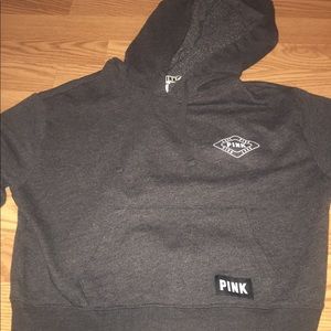 VS LOVE PINK dark grey hoodie